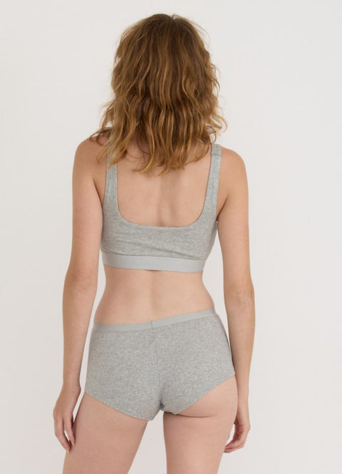 Organic Cotton Ribbed Bralette