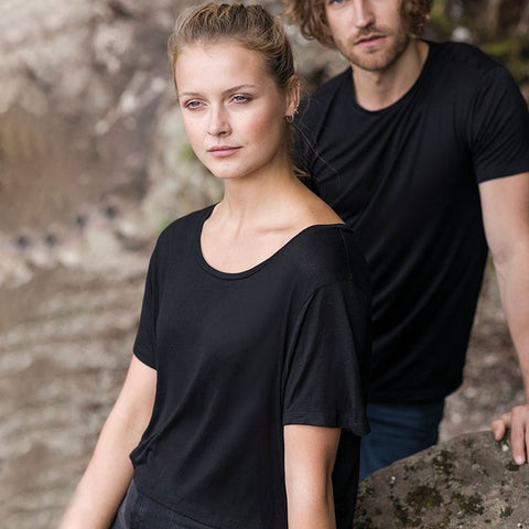 Womens Cropped Daintree Ecoviscose Tee