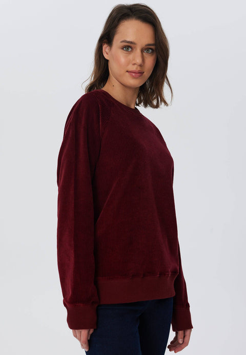 Organic Corduroy Sweatshirt: Womens