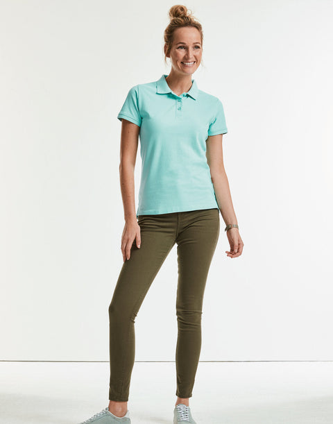 Russell Ladies Pure Organic Polo