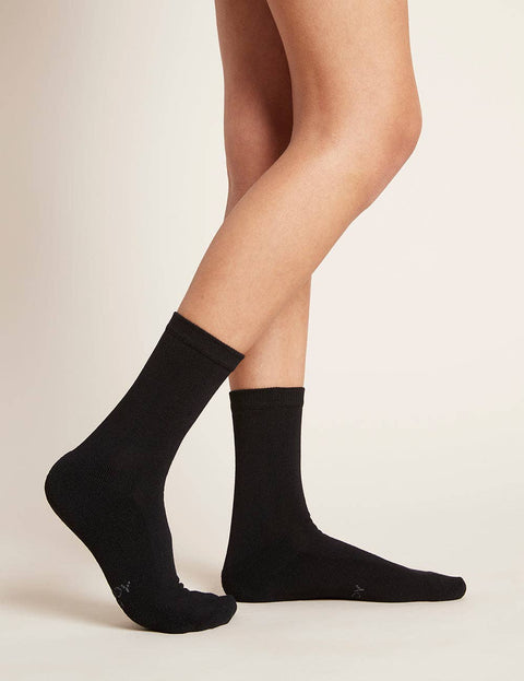 Organic Bamboo Everyday Crew Socks: Womens