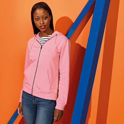 Womens Zip-through Organic Hoodie