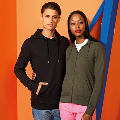 Womens Zip-through Organic Hoodie