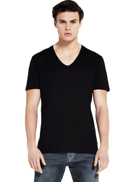 Organic Cotton Deep V-neck T-shirt