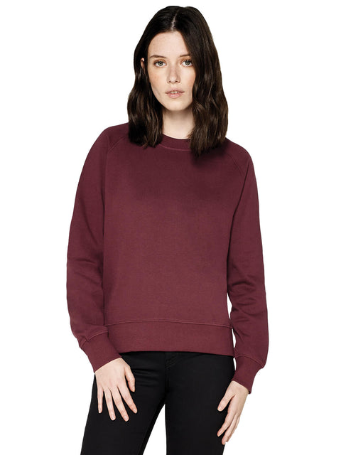 Organic Cotton Raglan Sweatshirt: Womens Earth Positive