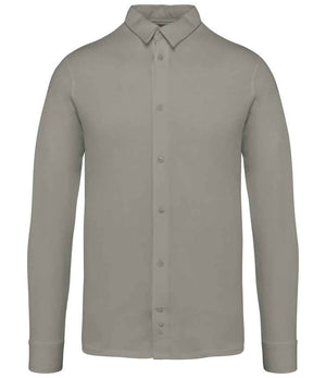Open image in slideshow, Organic Long Sleeve Jersey Shirt: Mens
