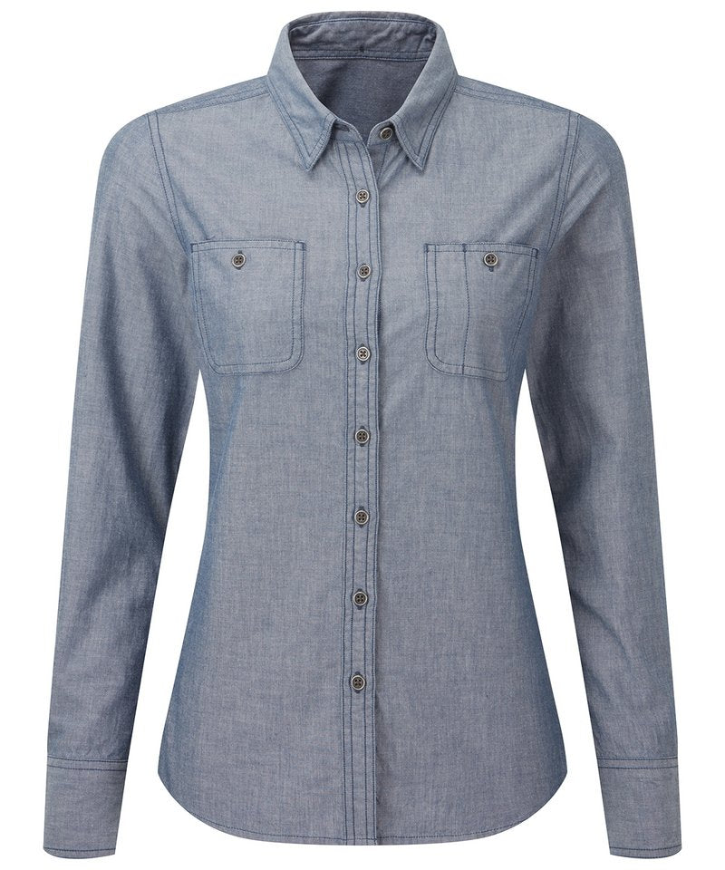 Chambray Shirt Women's Tencel Denim Shirt Bec Chambray Shirt