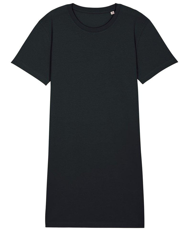 Plain black tshirt dress best sale