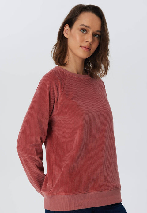 Organic Corduroy Sweatshirt: Womens