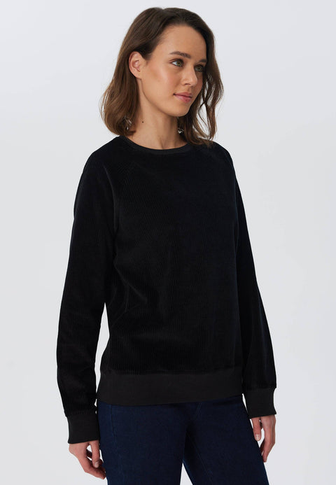 Organic Corduroy Sweatshirt: Womens