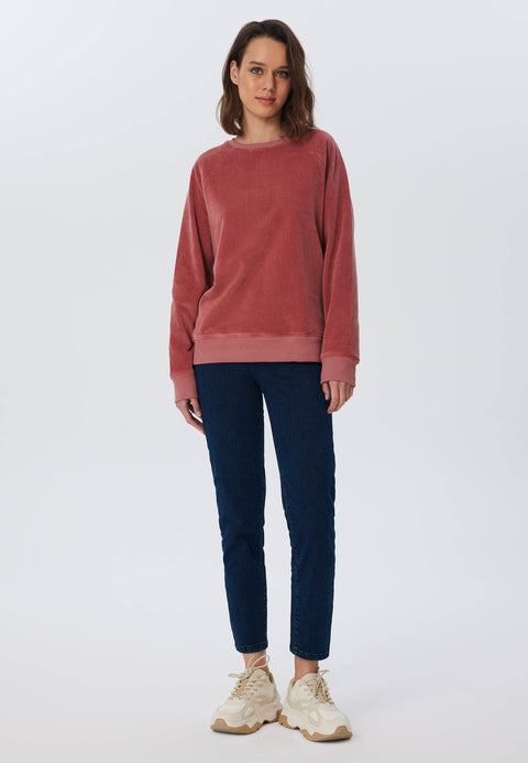 Organic Corduroy Sweatshirt: Womens