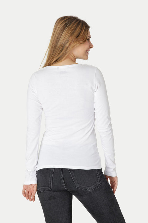 Fairtrade Organic Long Sleeve T-shirt: Womens